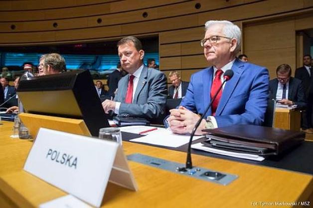Minister Jacek Czaputowicz na posiedzeniu Rady do Spraw Zagranicznych w Luksemburgu
